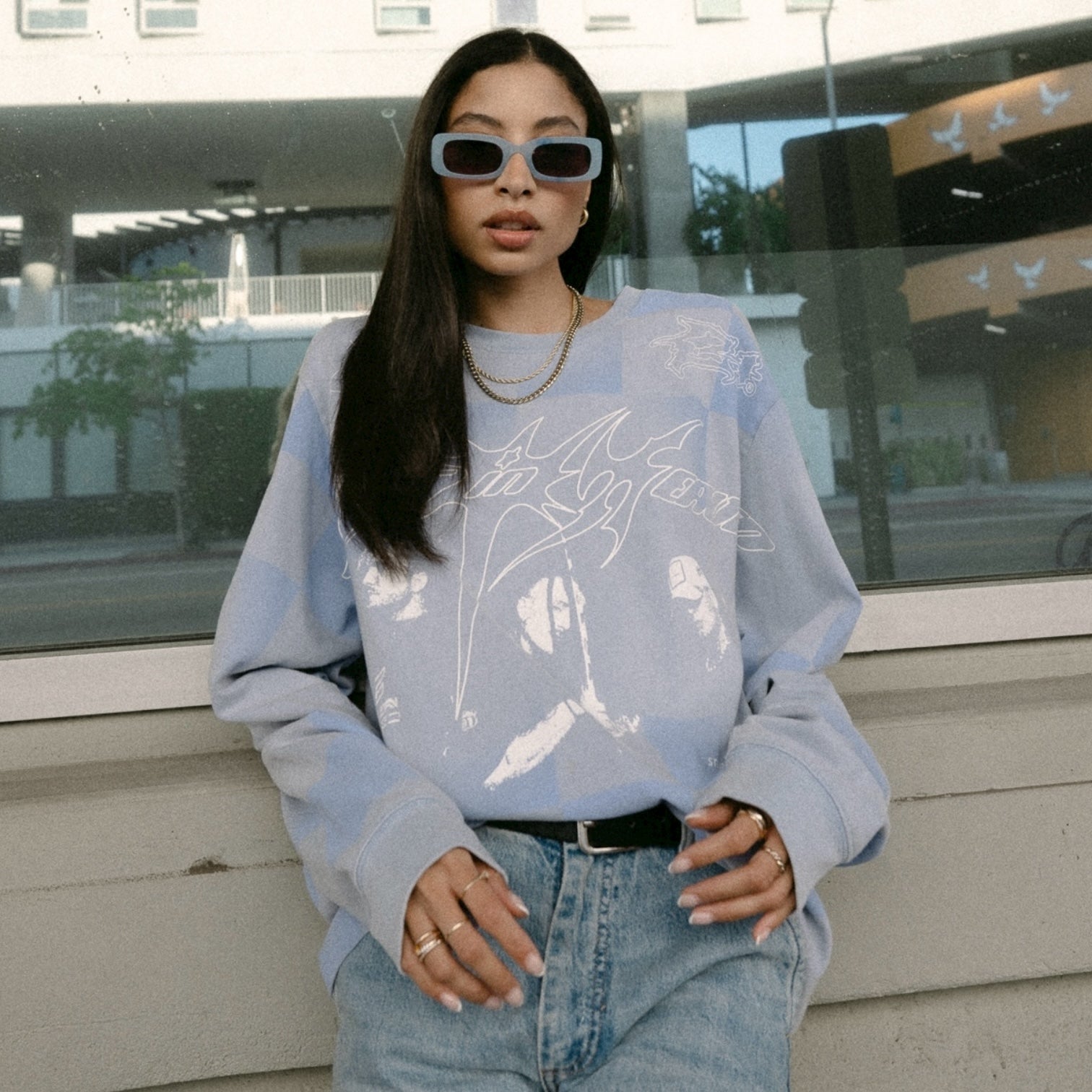 Lost In Heaven Checkered Longsleeve - Chase Atlantic US
