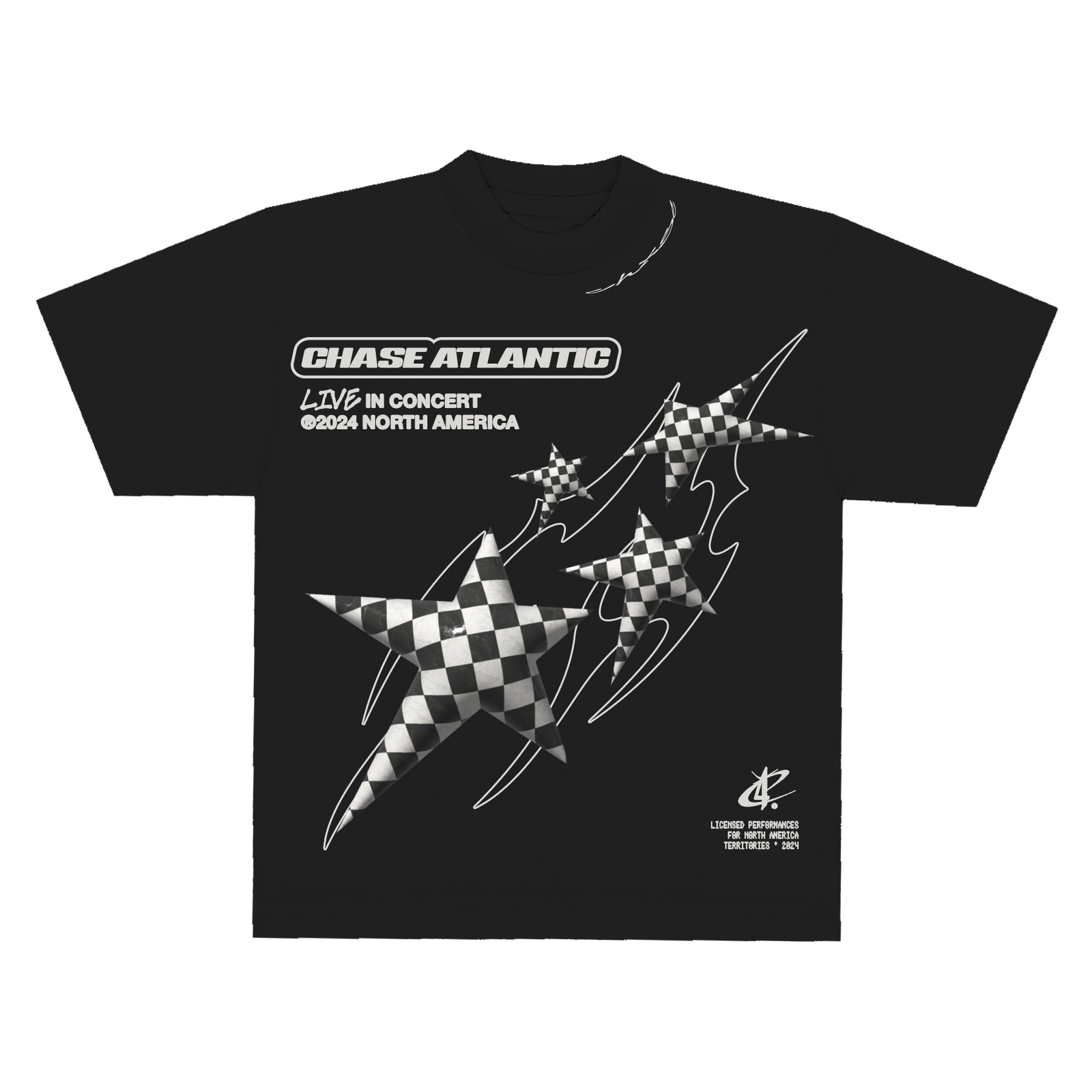 LIVE IN CONCERT STARS TEE